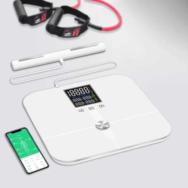 2025 Electric Blue Tooth Weight Scale Smart Body Fat Weighing Digital Scale 180kg Bathroom Scales Machine