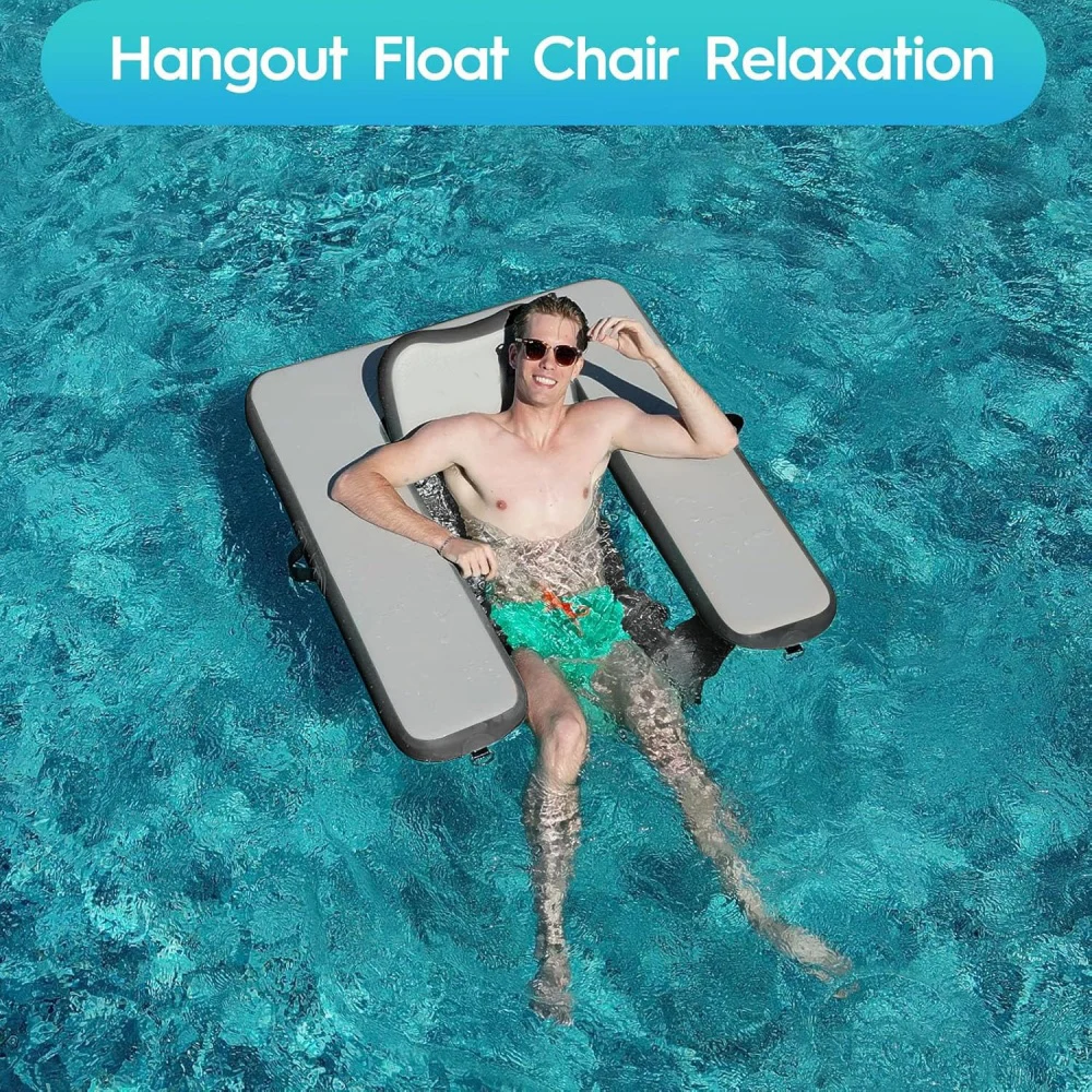 OEM ODM كرسي الماء تعويم قطرة غرزة المحمولة عالية الجودة المياه تعويم مقعد وسادة مقعد قابلة للنفخ مقاعد قابلة للنفخ