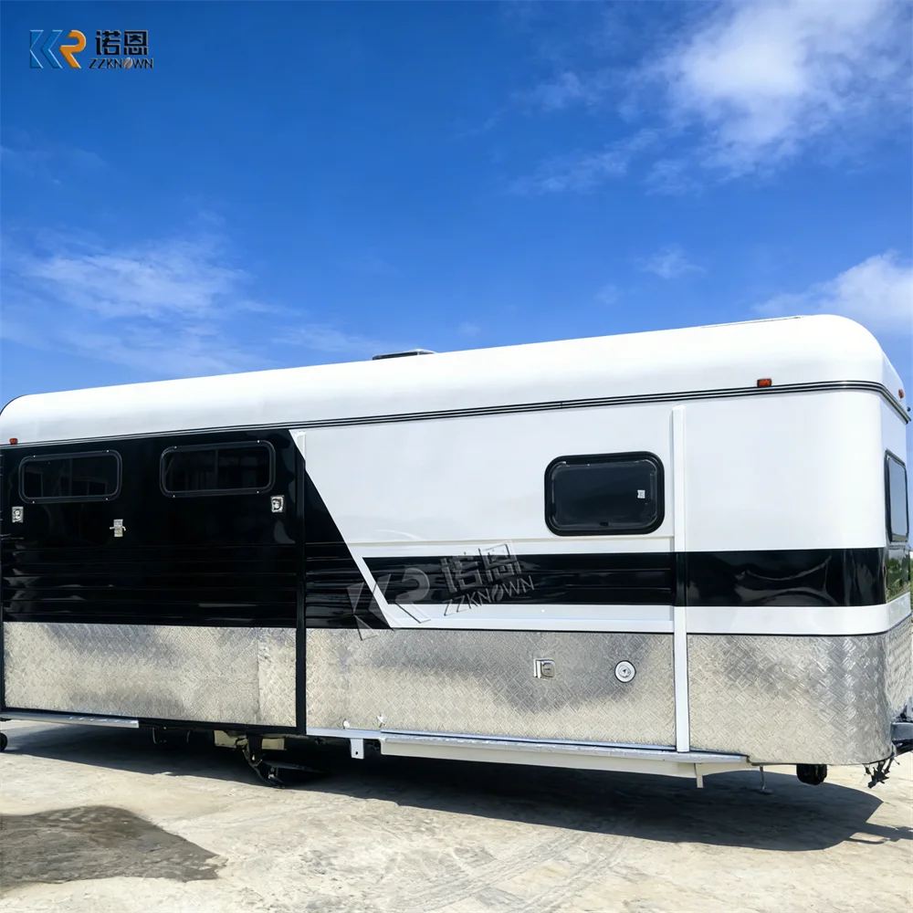 Modern Classic Lightweight Horse Trailer Elegant Foldable Structure Horse Trailer for Horse Carriage