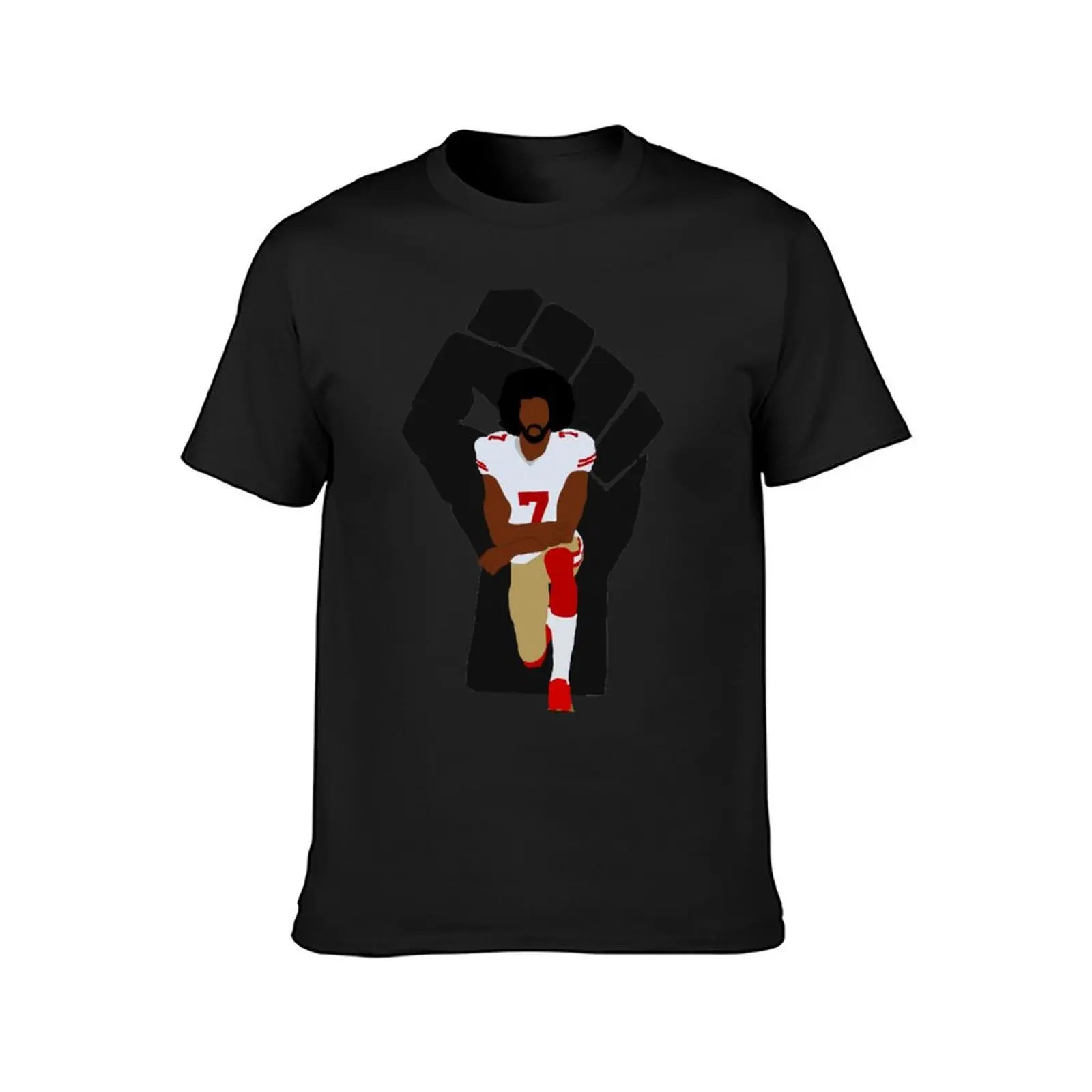 Colin Kaepernick Kneeling T-Shirt summer top cute tops summer clothes t shirts men