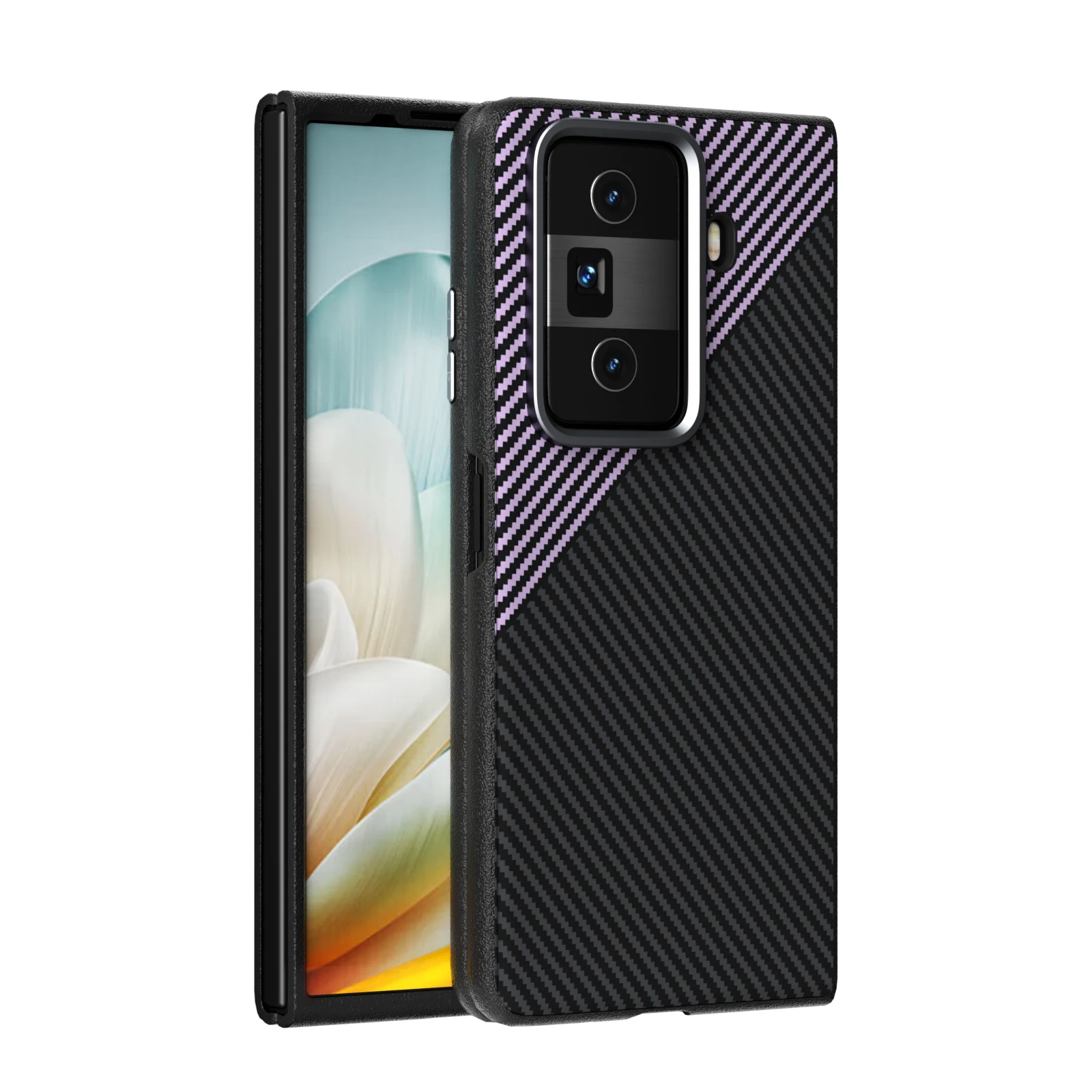 

Премиальная задняя крышка из углеродного волокна + ПК для Honor Magic Vs3, защита объектива, защита от падения, чехол для телефона Honor Magic V3