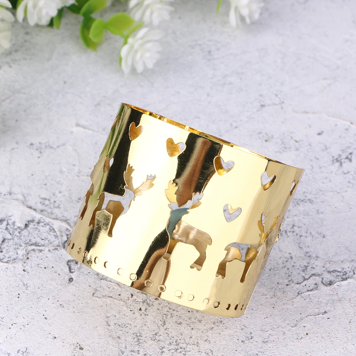 คริสต์มาส Vintage C lest Tealight St Decor วัสดุพรีเมี่ยม Hollow Design ของขวัญแต่งงานหน้าแรก