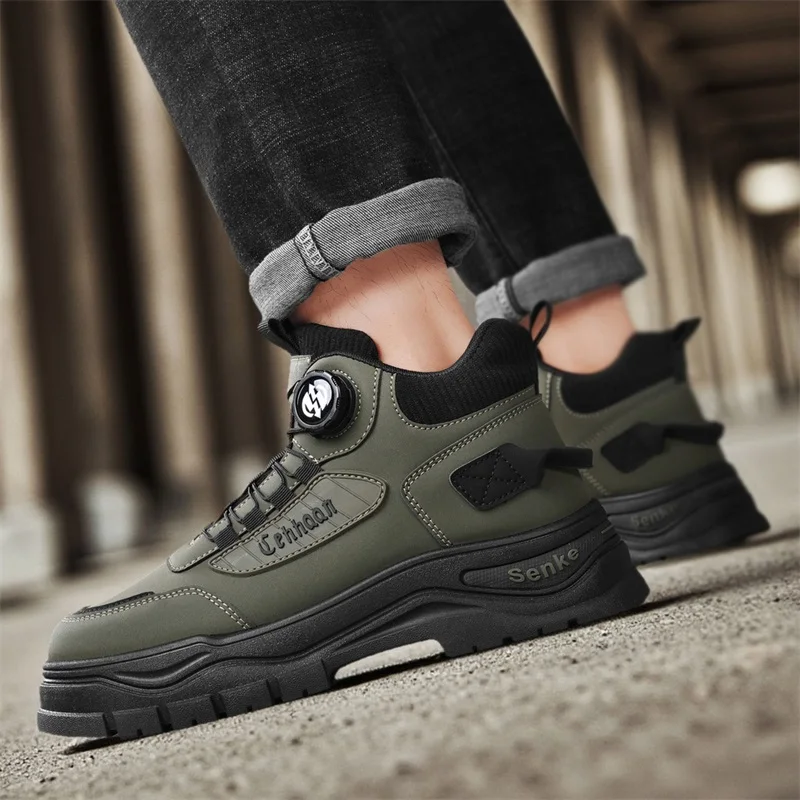 أحذية رياضية كاجوال للرجال، أحذية تدريب فاخرة، أحذية جري سباق مسامية، أحذية بدون كعب أنيقة للرجال.