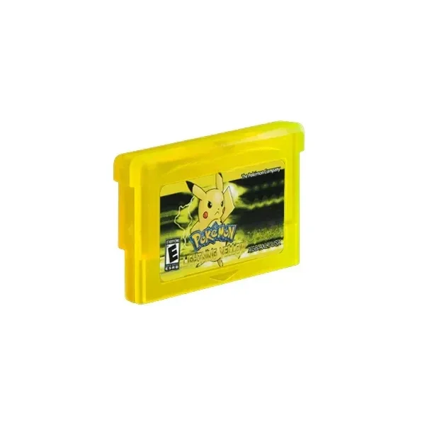 GBA Video Game Cartucho Console, Pokemon Luz, Iluminação Platinum, Amarelo Flora, Trevo do céu, Alta Qualidade Shell, 32 Bit