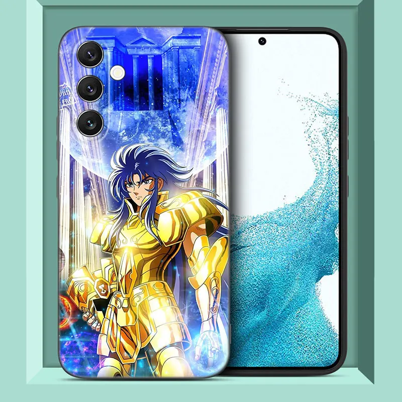 Anime Saint Seiya Phone Case For Samsung A13 A22 A24 A32 A23 A25 A34 A35 A52S A53 A54 A55 A73 5G A12 A14 A15 A31 A33 A50 A51 A72