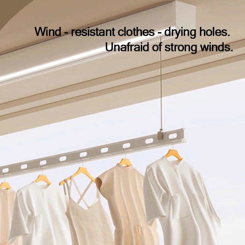 Intelligent Electronic Electric Hanger Heating Balcony Lighting Ceiling Drying Rack Balcony Air Drying Rack