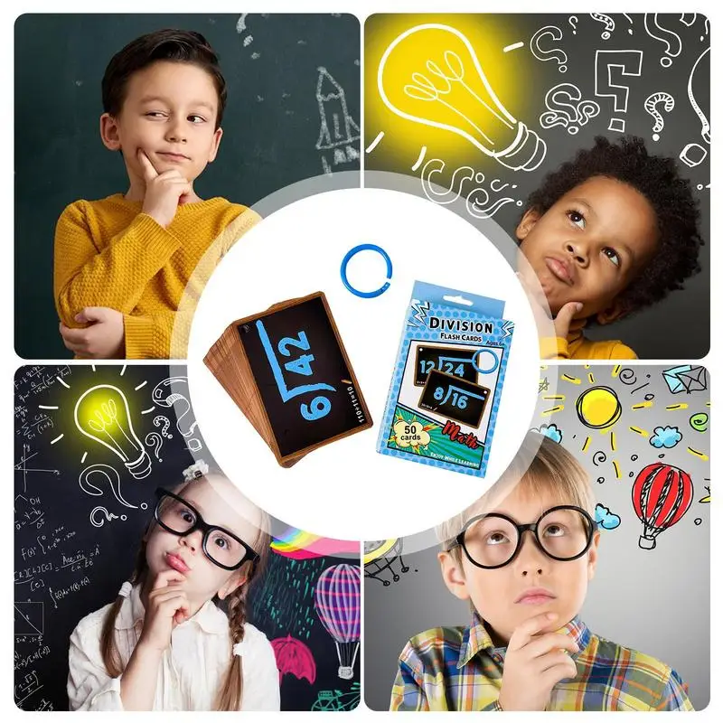 แฟลชการ์ดสำหรับเด็ก, การ์ดคณิตศาสตร์ทั้งหมด50ใบสำหรับเด็กอนุบาลสำหรับเด็ก