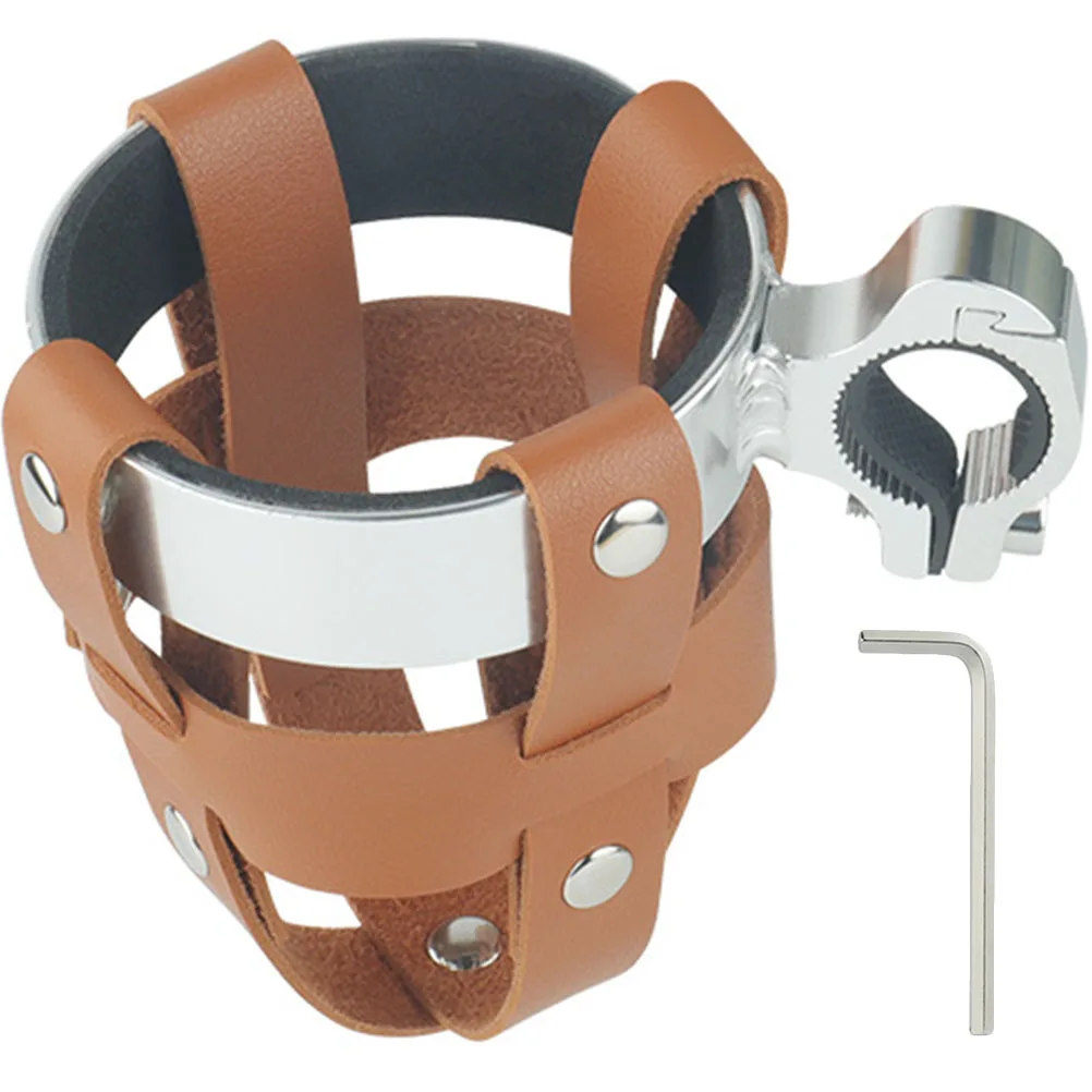 

1 set Cup Holder For Bicycle, Easy Install Water Bottle Cage, Smooth Edges Handlebar Mount, Cycling Drink Rack, Outdoor Bike