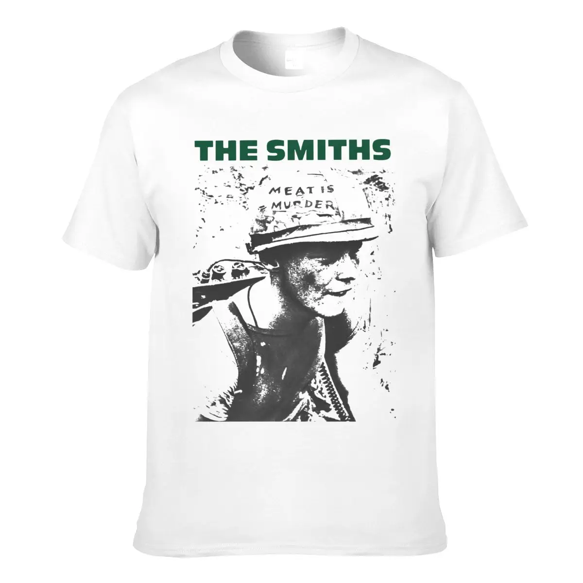 Man T-Shirts The Smiths Meat Is Murder Punk Rock Morissey Cute T Shirts music indie popular rock punk Graphic Short Sleeves Tees