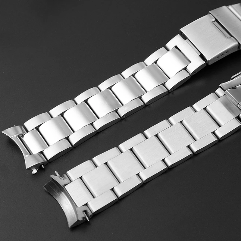 For Longines HydroConquest 21mm Watch Band Stainless Steel Metal Watch Bracelet Solid Steel Band Diving Watch Bracelet view 4