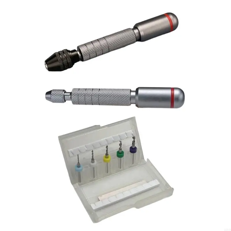 

A2UD Double Bearing Hand Drill Bit Set For DIY Jewelry Crafting Drilling Tool Hand Drill Rotary Tool Hand Tool