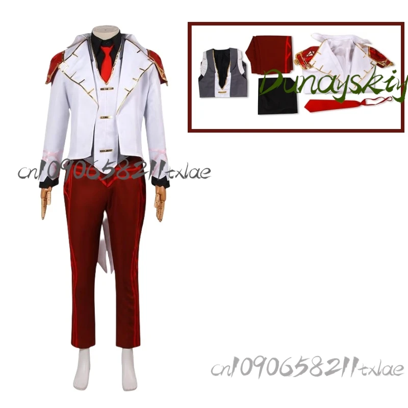 Jayce Cosplay Anime Gioco Lol Arcane Uniforme Cappotto Vestito Parrucca Per Donna Uomo Halloween Festa Di Natale Cos Gioco di Ruolo Arcane Personalizzato