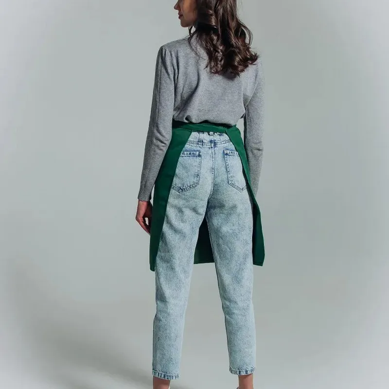 Apron Waterproof Polyester Kitchen Cleaning Cooking Baking Chef Protective Workwear for Dining Room Gardening