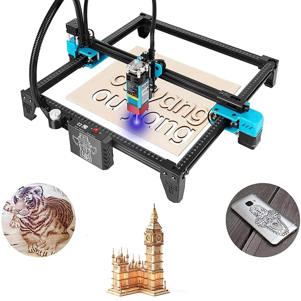 

TTS-55 Pro Mini Automatic CO2 Galvo 3D Diode Laser Engraving Machines for Wood Paper Rubber MDF CNC Laser Cutter for Credit Card