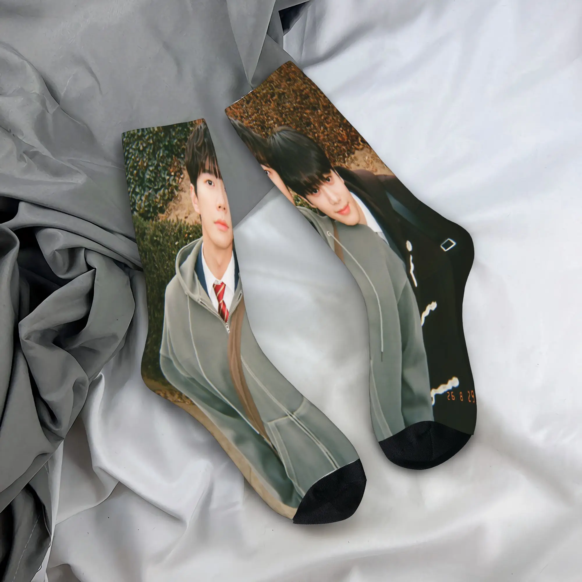Kdrama Four Hands Two Sonatas Stockings  Korean Socks Men Warm Soft Socks Winter Running Sports Design Non Skid Socks Gift