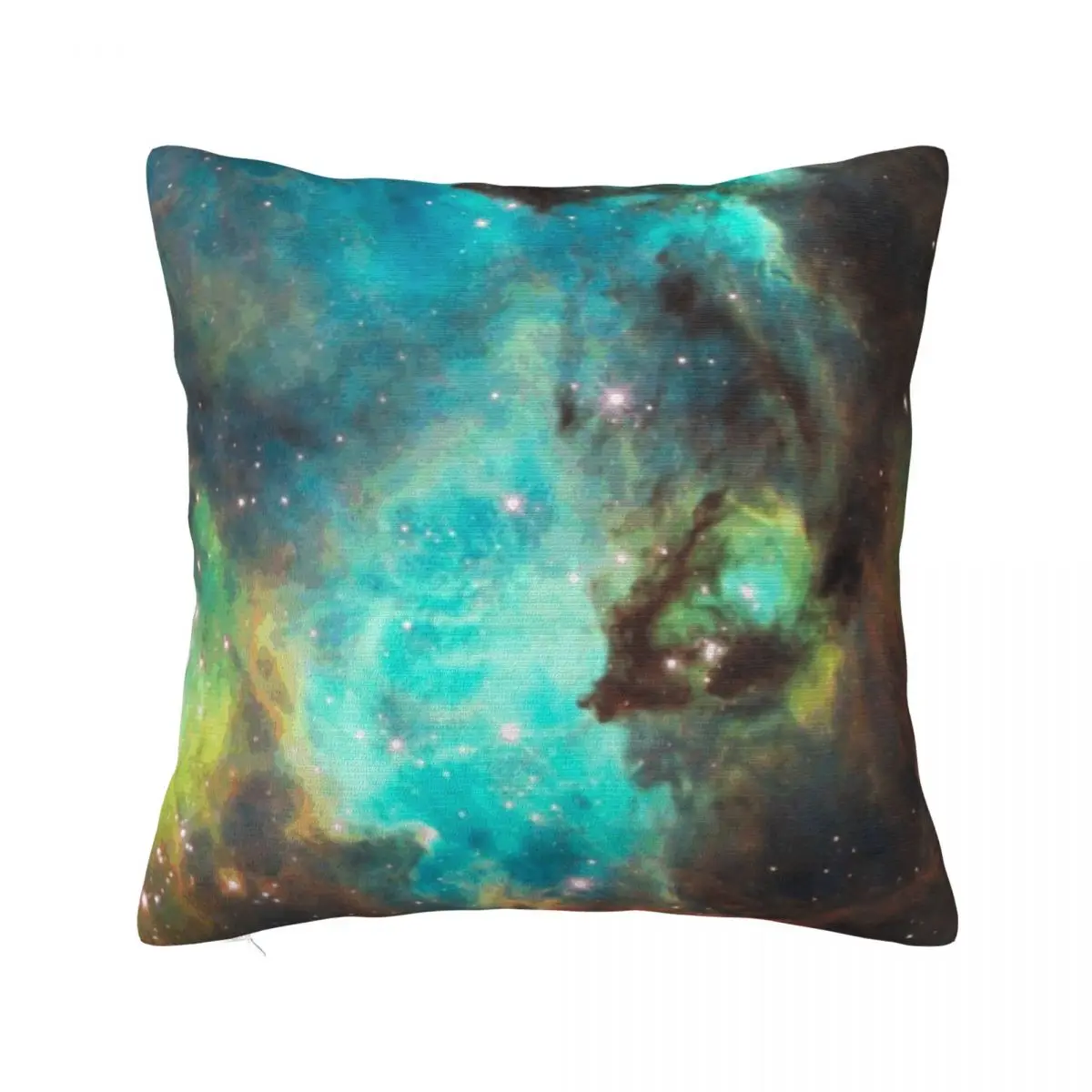 

Green Galaxy Throw Pillow Pillow Case Christmas Sofa Cover