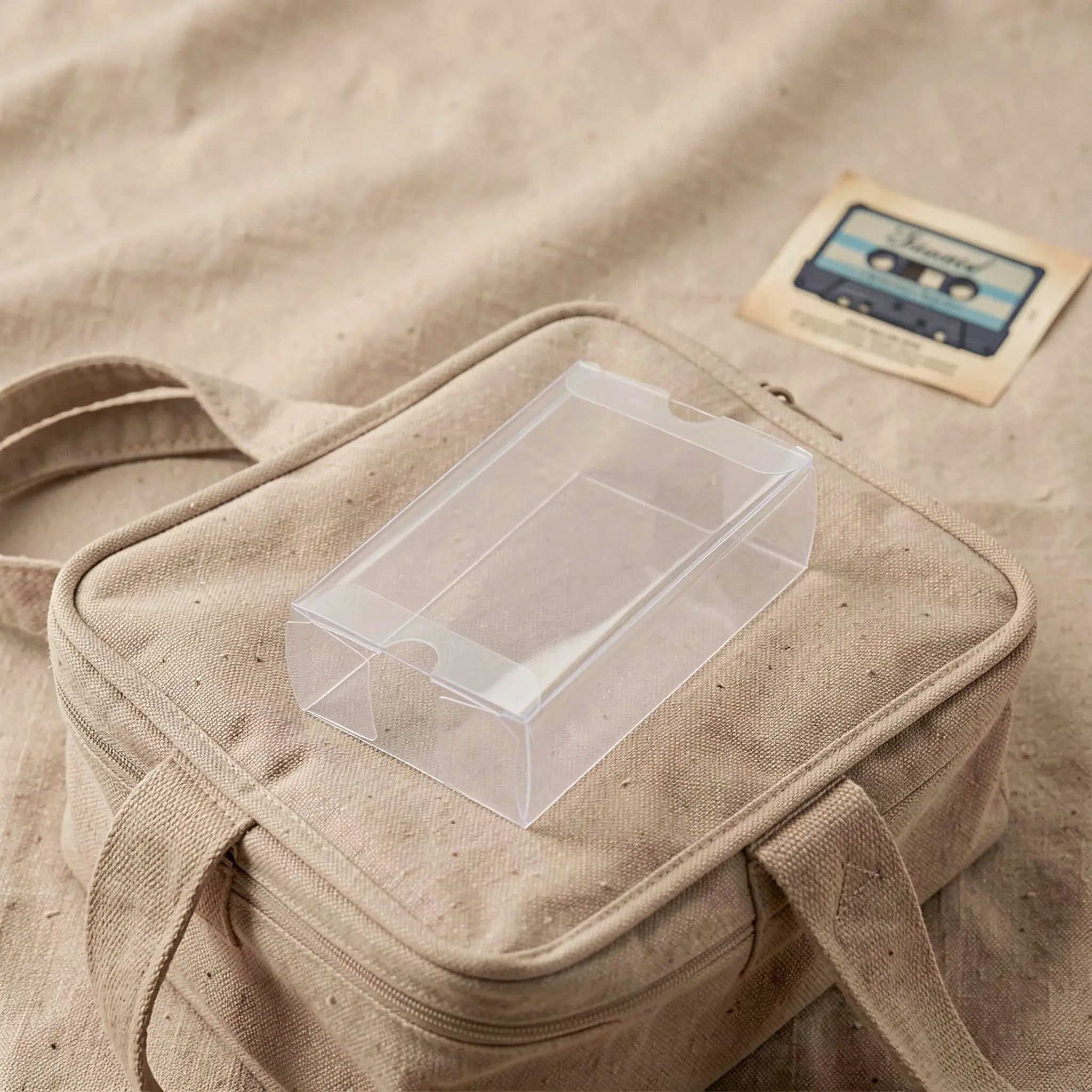 20 Pcs Tape Protective Case Audio Cassette Replacement Collectors Storage Transparent Blank