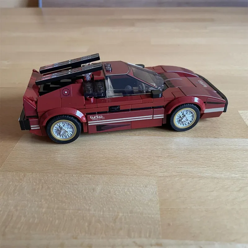 MOC-202694 Nieuw iconisch lotus sportwagen bouwsteenmodel, 299-onderdelen, bouwsteenspeelgoed voor verjaardag voor jongens en kinderen