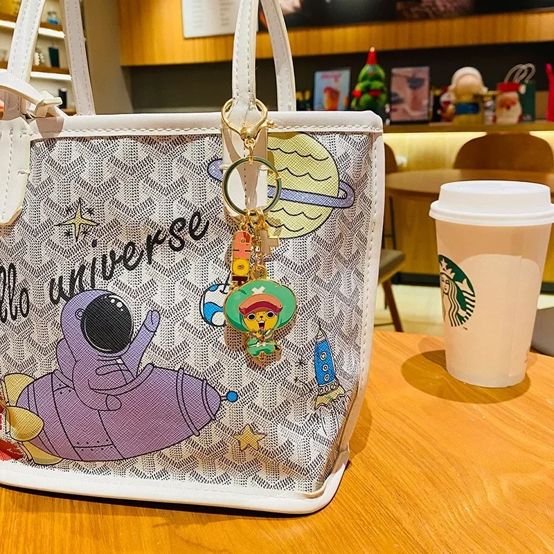 金属製のアニメキーホルダー,おもちゃ,ワンピースブラインド,ハーモニーの国,ルフィ,波波,ゾロ,サンジ,チョッパー,ペンダント装飾ギフト
