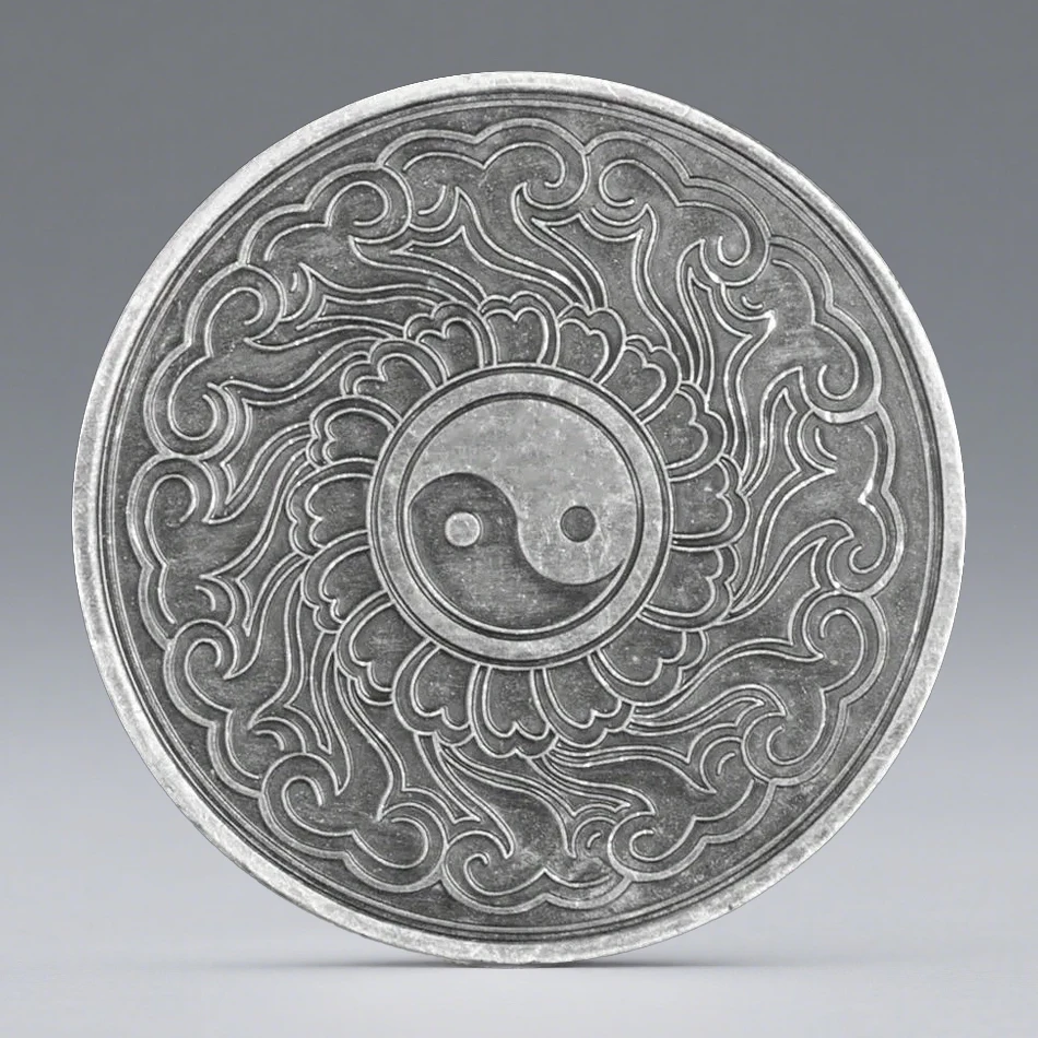The Phoenix Nirvana Colour Plated Commemorative Coin Rebirth By Fire Ancient Silver Plated Collection Coin Home Decorations