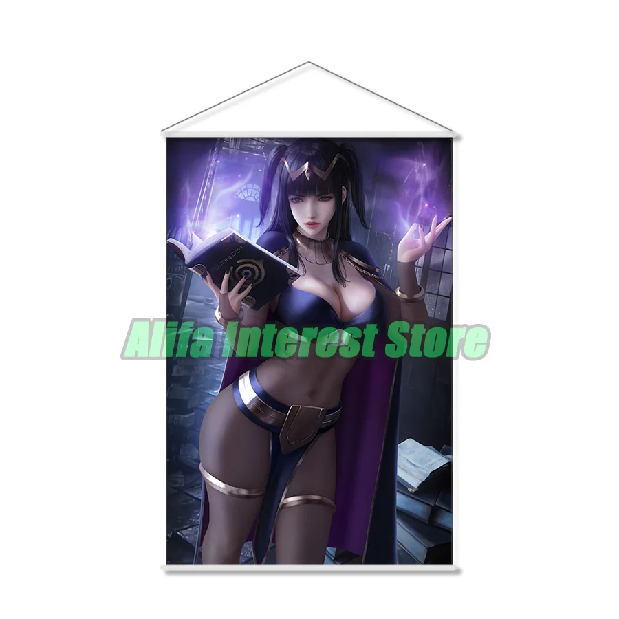 Sexy Tharja Fire Emblem Awakening Anime Sallya Wall Scroll Hanging Poster Home Decor Painting