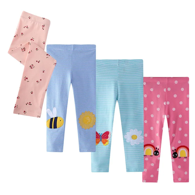 

Jumping Meters 2-7T Strawberry Baby Girls Leggings Clothing Pencil Pants Hot Selling Leggings Pants New Spring Autumn Clothing