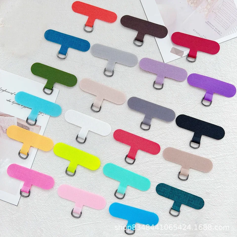 

Phone Lanyard Anti-lost Lanyard Strap Detachable Colorful Gasket Metal Ring Clip Hang Cord Tether Tab