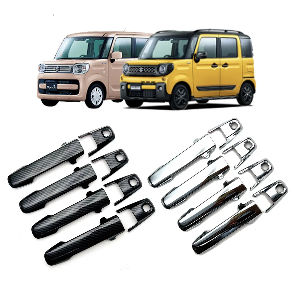 

Для Suzuki Spacea Gear модифицированная внешняя дверная ручка, гальваническая декоративная полоса MK53, специальная крышка ручки корпуса