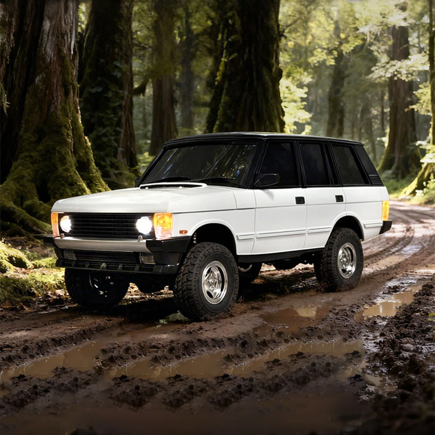 

1:18 4WD Remote Control Rock Crawler Car LDRC LD18401 PRO 4X4 RC Off-road Vehicles Model with Brushless Motor Metal Drive Shafts