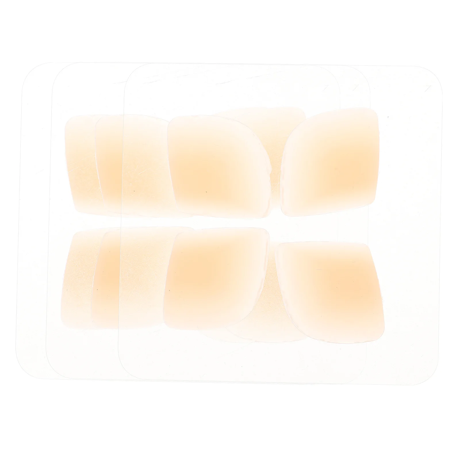 

12Pcs Silicone Ear Support Patches Transparent Invisible Ear for Daily Wear V-Shaped Face Contour Enhancement