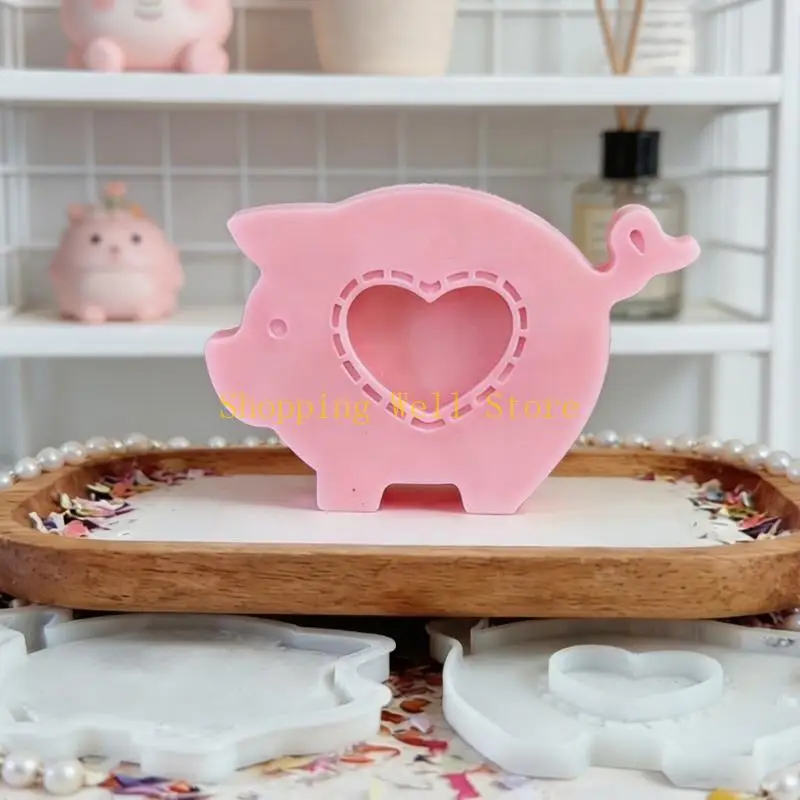 KX4B Piggy Mould Set Great For Handmade Plant Stands And Decorative Accessories