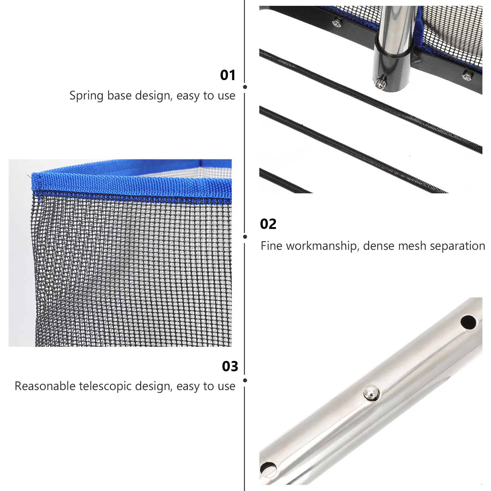 

Tennis Picker Nylon Picker Telescopic Handle Pong Ball Catcher Retractable Grip Durable Material Easy Storage Affordable Price