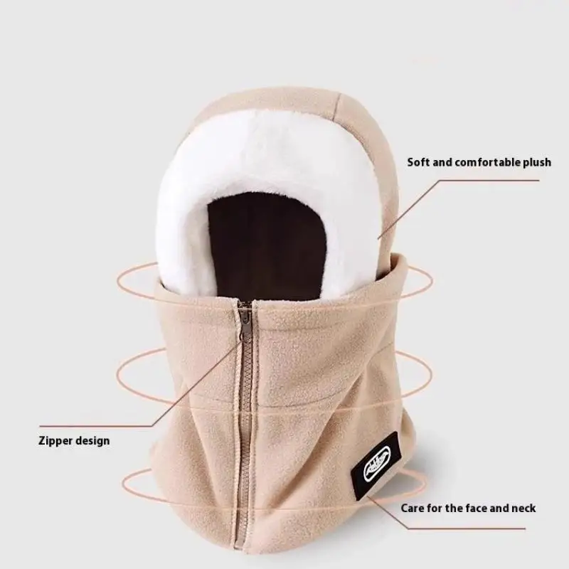 قبعة مقاومة للرياح في الشتاء لركوب الدراجات، قناع وجه سميك ودافئ لحماية الأذن، عصابة رأس لركوب الدراجات، قبعة قطنية مقاومة للبرد #4