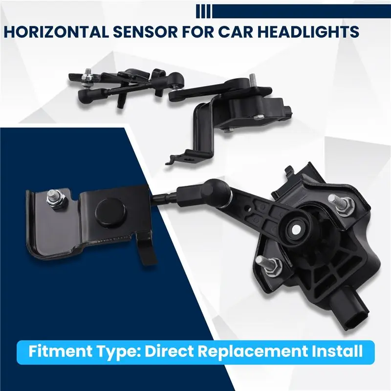 1Pair Car Front Headlight Level Sensor Bracket FR3Z-3C097-B FR3Z-3C097-A For Ford Mustang 2015-2019 Body Height Sensor-A99D