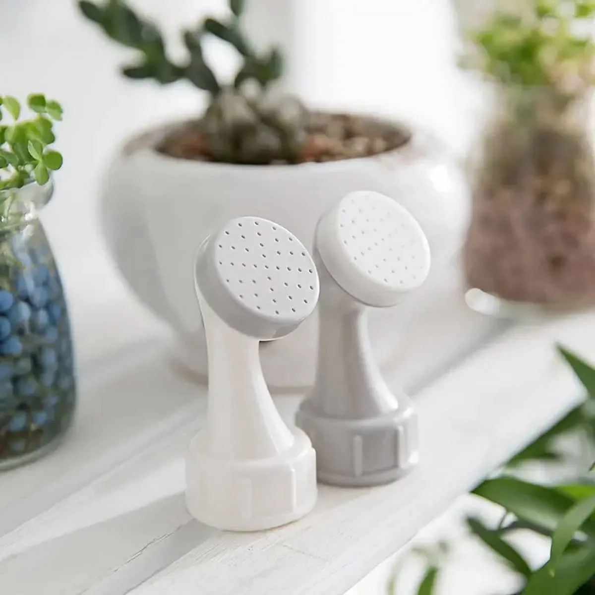 1/2/4pcs Fashion Home Small Plant Sprinkler Water Bottle Cap Convenient PP Material Container Watering Tool for Plant Mouth