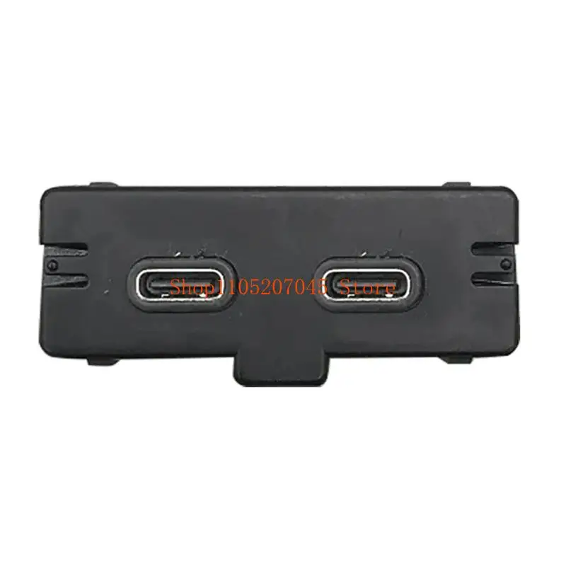 

Сменная розетка с двойным USB-портом для зарядки, автомобильные аксессуары, простая установка, разъем USB-порта типа C 3G5035954A