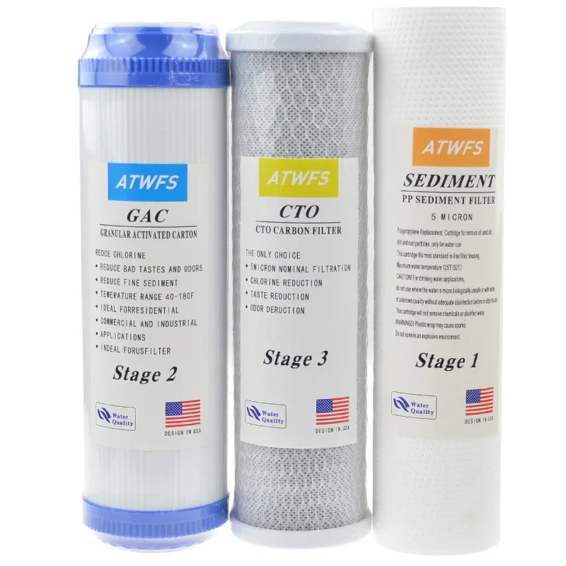 ATWFS New Water Purifier 5 Stage Filter Cartridge 75 gpd RO Membrane Reverse Osmosis System Water Filters For Household image 5