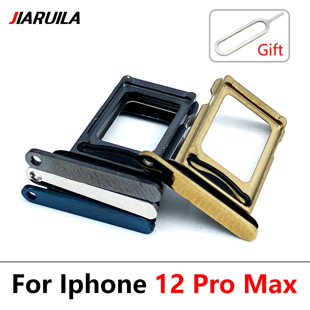 10Pcs/Lot,  New For iPhone 12 Pro 12Pro Max Mini Dual SIM Card Slot SD Card Tray Holder Adapter