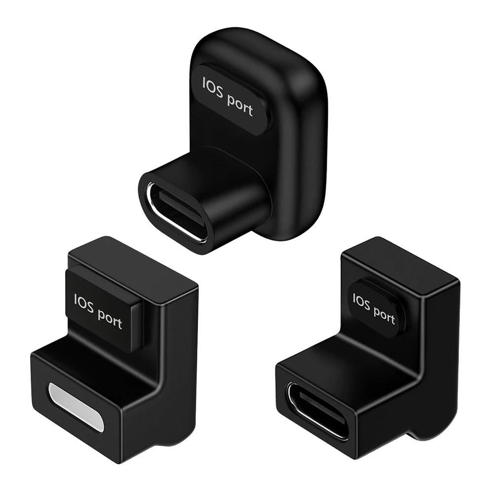 

8-контактный разъем «мама» на 8-контактный адаптер U-образной формы, преобразователь передачи данных для зарядки, угловой преобразователь 180 градусов, удлинитель для iPhone