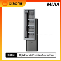 New Xiaomi Mijia Electric Precision Screwdriver Kit 2 Gear Torque Control 400 Screw 1 Type-C Rechargeable Magnetic Aluminum Case