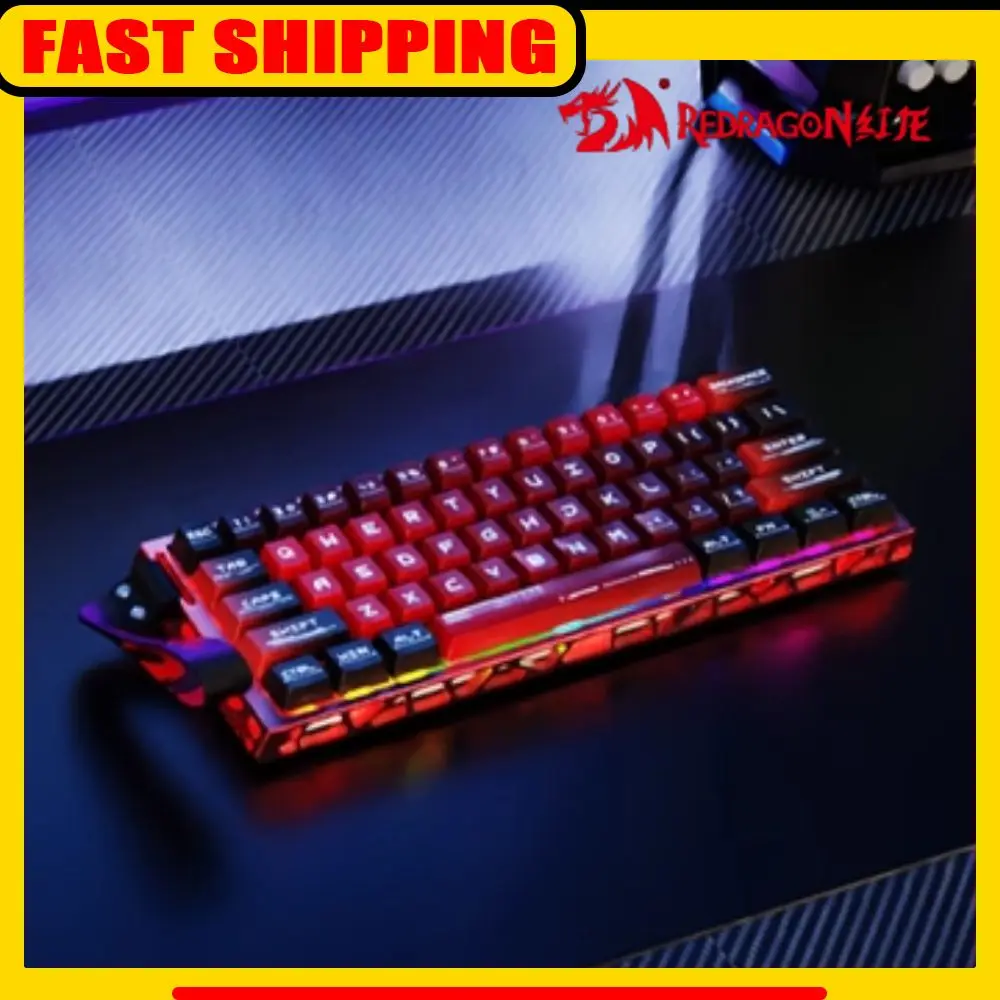 

REDRAGON AEROX61 Wired Magnetic Switch Mechanical Keyboard with 0 Dead Zone Aluminum Alloy Pile RGPPC Gaming Esports Keyboard