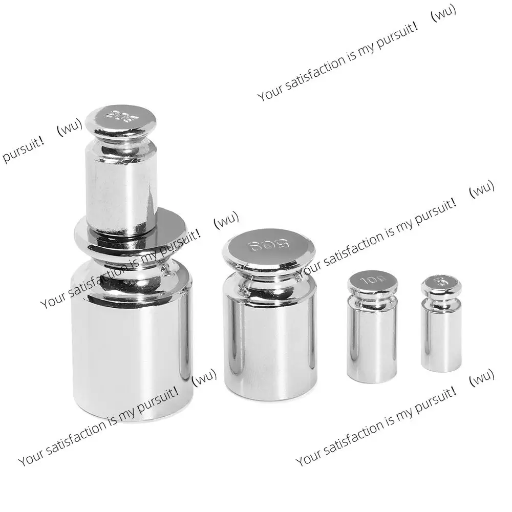 1/2/5/10/20/50/100g weight measuring scale weight set, chrome plated, precise calibration set