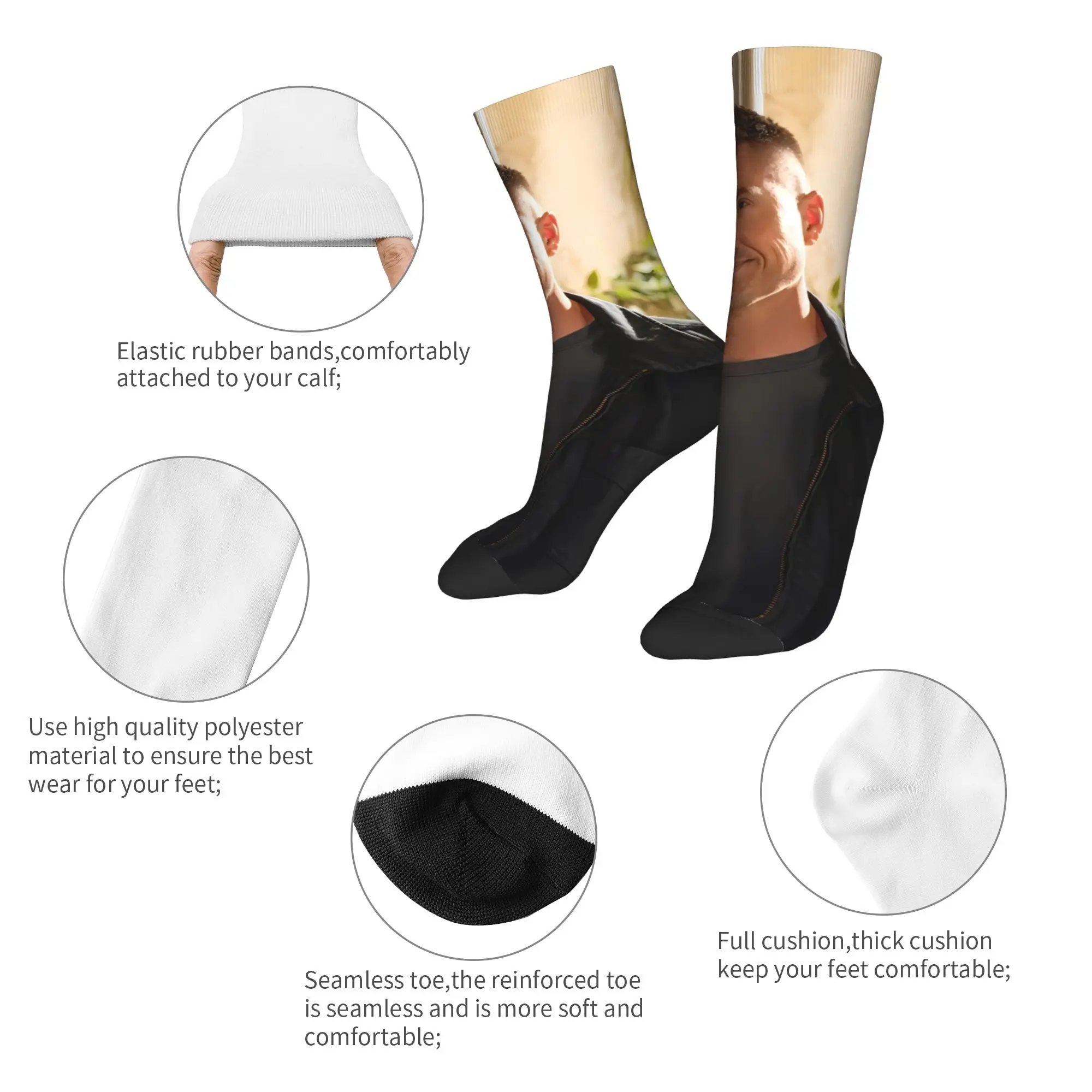 زوجين الجوارب تيم برادفورد جوارب التلفزيون الشتاء مضحك جودة الجوارب نمط الجري الرياضة المضادة للعرق الجوارب