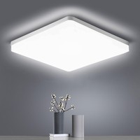 Square LED Flush Mount Ceiling Light Fixture 36W Flat Modern Round Lighting Fixture 24W Ceiling Lamp for Kitchens Bedroom lights