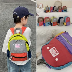 Mochila escolar ligera de lona para niños y niñas, 2024