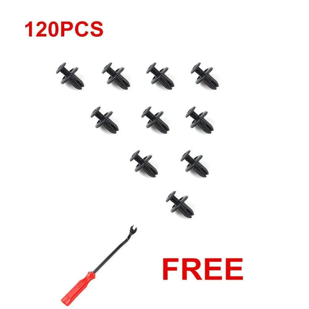 Fit For Various Car Models And Motorcycles 120 Plastic Rivets Stem 12mm / 0.47