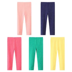 Jumping Meters 2-7T Children's Dots Pencil Baby Girls Leggings Pants Kids Skinny Trousers Full Length Pants