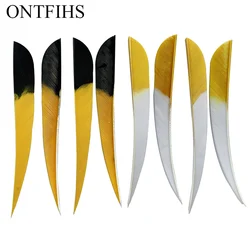 18Pcs/lot 5 Inch Arrow Feather Water Drop Real Turkey Feather Archery Arrow DIY Accessories Feathers Shooting Shooting