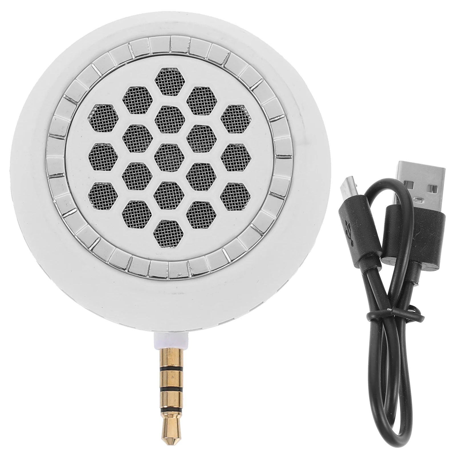 

Inline Speaker 3.5mm Jack Mini Soundbox Smartphone Mobile Audio Computer Speakers Portable Stereo Bass Amplifier Phone Plug