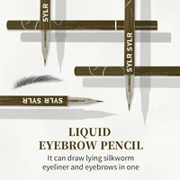 0.008mm Ultra Fine Eyebrow Pen Long Last Smudge Proof Waterproof Sweat-Proof High Pigmented Easy Applying Liquid Eye Brow Pencil 5